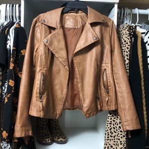 EUC Max Studio Faux Leather Jacket